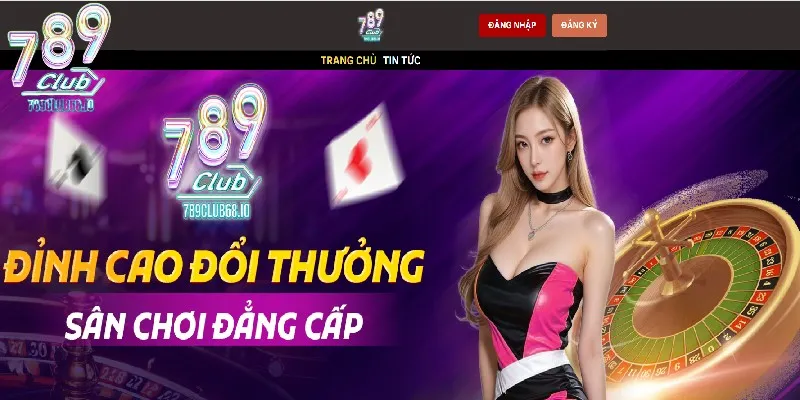 Truy cập cổng game và chọn đăng ký 789Club
